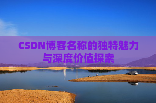CSDN博客名称的独特魅力与深度价值探索